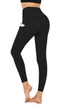 Fengbay High Waist Yoga Pants, Pocket Yoga Pants Tummy Control Workout Running 4 Way Stretch Yoga Leggings
