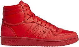 adidas Originals Men's Top Ten Hi Basketball Shoes, Vivid Red/Vivid Red, 10.5