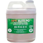 NPK Fertilizer - Liquid Lawn Fertilizer with Nitrogen, Phosphorus & Potassium for Lawns, Turf, Golf Courses and Conifer Trees. Lawn Fertilizer for Grass and Turf by FoliarTech, 10L