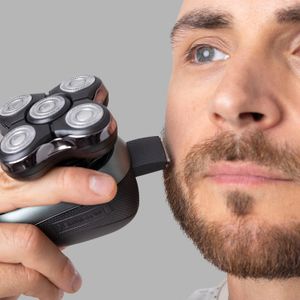 Remington RX7 Electric Head Shaver – Cordless Wet & Dry Grooming