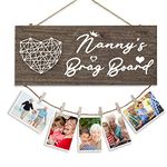 Nanny's Brag Board Nanny Gifts Picture Frame Nanny Photo Holder Gifts for Nanny from Granddaughter Grandson Mother's Day Gifts for Nanny Grandma Birthday Gifts Picture Frame Photo Display Frame (Deep