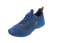 YONEX Power Cushion Sonicage3 Clay SHTS4MGCEX Men Shoes (Navy/Red), Navy, 8