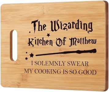 Funny Kitchen Decor Gifts for Women Friend, Harry Wizarding Theme Cutting Board Gifts for Birthday Housewarming Halloween Christmas, Matthew Wizarding Kitchen Decor Gift-My Cooking Is So Good