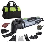 WORKPRO Oscillating Multi Tool 300W, 7 Variable Speeds, 3° Oscillation Angle, Quick Change Blade System, 17pc Accessories Kit Make it a Details Sander, Cutter, Scraper, Grinder