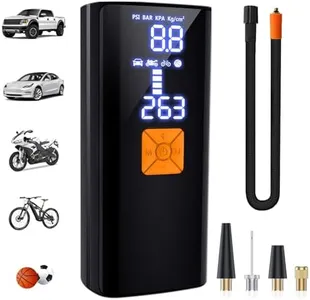 Tire Inflator Portable Air Compressor,Tire Inflators Portable Cordless Air Pump with Gauge for Car tires 20000mAh and 150PSI Digital LCD for Car,Motorcycle,Bike Tires and Balls