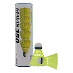 YONEX Mavis 350 Nylon Shuttlecock with Blue Cap (Yellow)