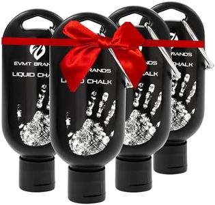 EVMT Brands Liquid Chalk, Mess Free Gym Chalk for Weightlifting, Gymnastics, Rock Climbing, Dancing. Sweat Resistant and Long Lasting for Stronger Grip. Package May Vary.