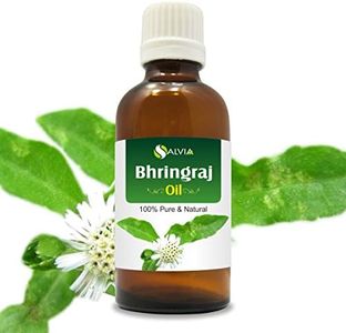 Bhringraj Oil (Eclipta alba) 100% Pure & Natural - Undiluted Uncut Cold Pressed Premium Oil Use for Aromatherapy, Skin Care & Hair - Therapeutic Grade - 100 ML by Salvia