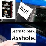 Witty Yetis Bad Parking Business Cards 5X 18+ Designs, 50 Note Pack. Shame The Idiot Parkers of The World with Swift Justice. Funny Revenge for Mean Road Ragers & Morons. Gag Gift, Insult Set & Prank