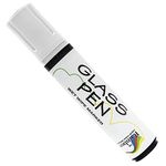 Glass Pen Window Marker: Liquid Chalk Markers for Glass, Car Marker or Mirror Pen with Washable Paint - Car Windows, Mirror, Storefront Windows, Parade & Party, Holiday (White, Jumbo Tip)