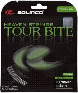 Solinco Tour Bite (17-1.20mm) Tennis String (Silver)