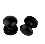 Golden Grace Mortice Sprung Door Knob Set Pack Pair Matt Black Finish