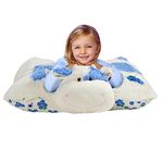 Pillow Pets Sweet Scented Blueberry Cow Jumbo 30" , White