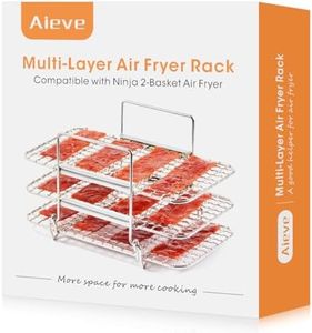 Aieve Upgraded Air Fryer Rack, Multi-Layer Dehydrator Rack Accessories Compatible with Ninja Foodi Air Fryer DZ201