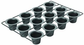 Chicago Metallic 26121 Non-Stick 12- Cup Mini Popover Pan