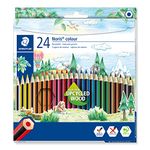 STAEDTLER 185 C24 Noris Colour Colouring Pencils - 24 Assorted Colours (Pack of 24 Pencils)