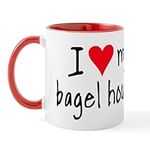 CafePress I LOVE MY Bagel Mug 11 oz
