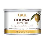 Gigi Olive Oil flex wax - Non-Strip Hair Removal Wax, 13 ounces