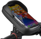 PRO BIKE TOOL Bike Phone Holder Bag - Compact and Durable Bike Bags - Versatile Bike Accessories for Men and Women - Lightweight, Functional, Secure and Adjustable - Black, Set of 1