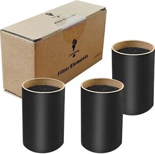 Personal Air Purifier Filter 3 Pack, Biodegradable Replacement Filter, Reusable Up to 500 Times for Personal Portable Air Purifier (3 filter cartridges)