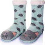 Women Winter Socks Knit Anti-Slip S