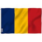 ANLEY Fly Breeze 3x5 Feet Chad flag - Vivid Color and UV Fade Resistant - Canvas Header and Double Stitched - Chadian Flags Polyester with Brass Grommets 3 X 5 Ft