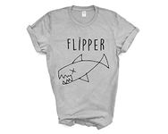 Fellow Friends - Flipper T-Shirt Unisex Medium Grey