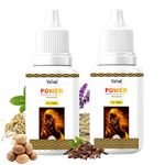 Vagal Pure Horse Power Massage Oil for Men | Ayurvedic Energy Massage Oil for Men | Help Restores Energy & Hardens the Relaxing Muscles | (30ml Pack of 2)