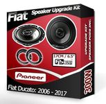 Fiat Ducato Speaker upgrade Front Door Pioneer car speakers 6.5" 17cm 300W