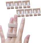 Finger Buddy Wraps, 12 PCS Finger Loops Tapes for Broken, Jammed, Swollen Finger or Dislocated Joint, Splints Brace for Pinky Ring Middle Index Trigger Finger, Toe Strap Bandage