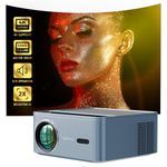 Lifelong Pixelbeam Projector for Home | Native 1080P Full HD 4K HDR | 7500 Lumens | 4D Keystone | Portable Home Projector| Netflix, Prime, Hotstar & More