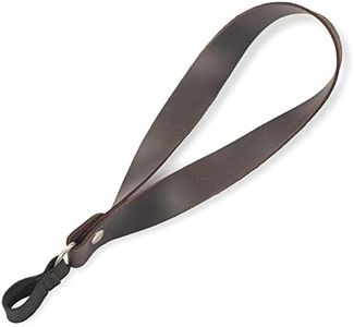 Asterom Handmade Leather Cane Strap - Stylish Wrist Strap for Canes and Walking Sticks (Brown)