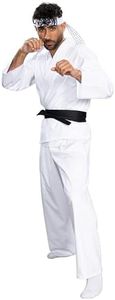 Karate Kid The DELUXE Daniel Mens Replica Gi Costume (X-Large)