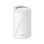 TP-Link Deco WiFi 7 Mesh BE9300 Deco Tri-Band BE65 (1-Pack), Ethernet/Fibre Port 2.5 Gbps, WiFi Speed up to 9 Gbps, WPA3, Channels 320 MHz, 6 GHz