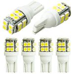 LAMXD T10 501 W5W LED Side Light Bulb 6 Pack, 12V 3528 20SMD 500LM 6500K Bulb for Map Dome Courtesy License Plate Dashboard Marker Light