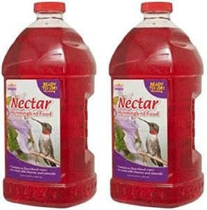 Natural Springs Hummingbird Nectar Ready to Use Food, 64 oz (Pack of 2)