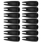 VOSAREA 60pcs Arrow Nock Arrow Shaft Plastic Arrow Tails DIY Arrow Nock Replacement