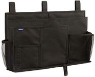 Surblue Caddy Hanging Organizer Bedside Storage Bag for Bunk and Hospital Beds, Dorm Rooms Bed Rails(8 Pockets),6 per Set