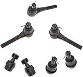 TRQ Front Steering & Suspension Kit Ball Joint Tie Rod Compatible with 1991-2001 Jeep Cherokee 1991-1992 Comanche 1993-1998 Grand Cherokee 1991-2006 Wrangler