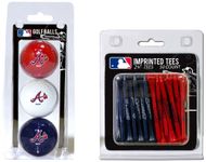 MLB Atlanta Braves 3 Ball/50 Tee Pack, Navy