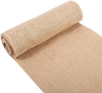 Burlap Table Runner,Vintage Nature Hessian Jute Burlap Ribbon Table Runner,for Wedding,Festival Feast,Party Decoration(30cmx5m)