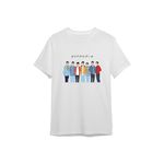 The Korhean Store BTS Agust D Unisex Printed Regular Fitted White T-Shirt for Men & Women (Medium)