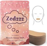 Zedzzz Mouth Tape for Sleeping (35 Strips) | Anti Snoring Aid for Men & Women | 5+ Weeks of Sleep Tape Strips | Sleep Aid | Anti Snoring Mouth Tape | Snoring | Natural Colour Mouth Tape for Sleeping