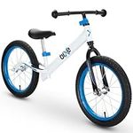 Bixe Aluminum Balance Bike for 5-9 Year Old Toddlers - 16 inch or 40.6 cm Wheels - No Pedal Kids' Training Bikes - Lightweight Bicycle for 5+ Boy or Girl - Blue