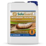 Soluguard Woodworm Treatment - Ready For Use High Strength Woodworm Killer Spray (5 Litre, Clear)