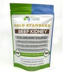 GRASSLAND NUTRITION 100% Organic Australian Beef Kidney (Freeze Dried) - High in B12 and Selenium, DAO (120G Powder)