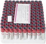 Veterinary Lab Vacuum Collection Tubes, 12 x 75mm, 5mL, 100pcs, Pet Supplies