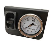 in Cab Single Air Gauge Control Kit with Paddle Switch for Air Suspension Kit