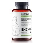 animaux® – nutrients for cats | All-Natural Cat Vitamins to Support the Immune System and Cell Protection | Zinc, Manganese, Selenium | Skin and Coat | 120 Chewable Tablets