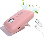 Lash Fan Dryer, AREMOD Eyelash Extensions Fan USB Air Cooling Blower Handheld Eyelash Dryer Mini Lash Fan with Sponge for Lash Extensions Supplies (Pink)